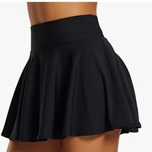 BALEAF Women's Tennis Skirts High Waisted Tummy Control Pleated Skorts NWT Siz M